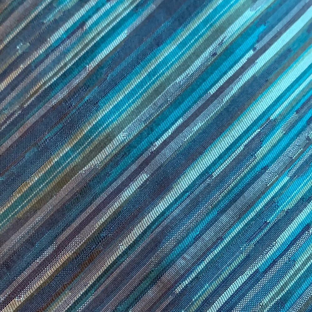 (SOLD) Jean Paul Gaultier Blue Striped Tie - Picture 4 of 8